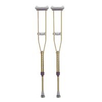 CHAONAO Underarms Crutches for Elderly Paralyzed Disabled, Lightweight Adjustable Height Aluminum Walking Stick,A,L
