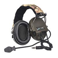 ATAIRSOFT Z-Tactical Z111 Sordin Style Noise Reduction Wargame Hunting Airsoft Radio Headset Headphone