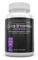 Carb Stopper Extreme: Maximum Strength, All-Natural Carbohydrate and Starch Blocker Weight Loss Supplement | Absorb Fat with White Kidney Bean Extract Diet Pills & Starch Blocker Pills, 60 Capsules