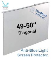 49-50 inch VizoBlueX Anti-Blue Light TV Screen Protector. Damage Protection Panel (44.1 x 25.6 inch) Filter Blocking UV & Blue Light from 380 to 495nm. Fits LCD, LED, 4K OLED & QLED HDTV Displays