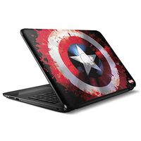 Skinit Decal Laptop Skin for Notebook 17-17-y03nr - Officially Licensed Marvel/Disney Captain America Shield Design