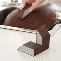 Big.Promotion | 5Pcs Sponge Carborundum Brush Kitchen Washing Cleaning Kitchen Cleaner Tool