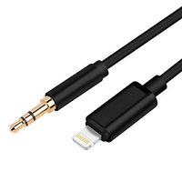 Car Aux Cable for iPhone, 3.5mm Audio Jack to Lightning 8pin Stereo Audio Connector, Compatible with iPhone X/8/8 Plus/7/7 Plus and Perfect Compatible with iOS 11.4/12 or Above