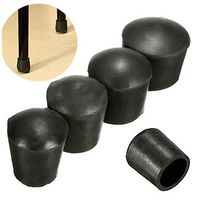 Table Chair Rubber Leg Tips Caps Floor Protector Ferrule Rubber Cap Furniture Feet Leg Floor Protector Caps 4Pcs/Set (7 Size for Chosen)(22mm)