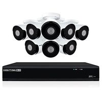 Night Owl Security 8-Ch 4K UHD IP Wired Smart Security Camera NVR with 2 Tb Local Storage, White (IH802-88BA-B)