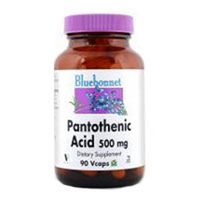 Bluebonnet.pantothenic Acid 500mg - 90 Ct. 2 Pack