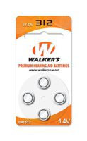 Walker's Game Ear 4-Pack Air Cell Batteries (Fits All Digital Gamer Ear ITC)