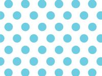 5ct Turquoise Blue Polka DOTS on White Tissue Paper for Gift Wrapping 20"x30" Sheets nfLG -1045