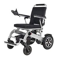 Foldable Electric Wheelchair, Portable Lightweight Wheelchair, Longest Drive (Lithium ion Battery) Battery Charging, one-Button Folding for Easy Transportation only 20kg