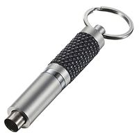 Visol Products VCUT705 Kris & Leather Cigar Punch, Silver