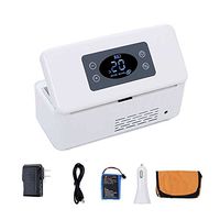 Portable Insulin Cooler Box Travel Case, Mini Drug Reefer, 2-25 Degrees Constant Temperature Car Refrigerator for Keeping Diabetes Medication Cool and Insulated