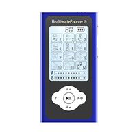 12 Modes Best Muscle Simulator tens EMS nmes Unit Machines Electric Electronic Pulse Massagers for Back Neck Shoulder Knee Legs Body Pain tmj Replacement Pads HealthmateForever Pro12abQ Blue