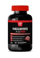 Recovery Powder - Muscle Builder - MAXAMINO Plus 1200 - Amino acids - 1 Bottle (90 Tablets)