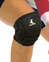 Mueller Sports Medicine Diamond Pad Volleyball Knee Pads, Pair, Black, X-Large