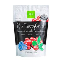 Elixi TastyCrush Flaxseed Meal Cranberry & Lingonberry Flavor - with Omega 3 Fiber Protein - 10.6oz
