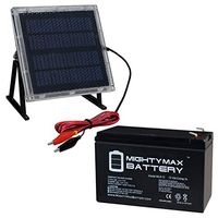 Mighty Max Battery 12V 9AH Replaces Dolphin Battery ZS2B, ZS4B + 12V Solar Panel Brand Product