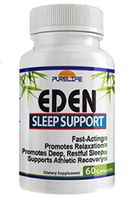 PureLife Eden Sleep Support – Fall Asleep Faster, Relax Your Muscles, Promote Deep and Restful Sleep – by Purelife (60 Capsules)