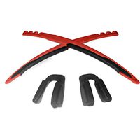 Oakley Jawbreaker Earsock Kit Sunglass Accessories,One Size,Matte Redline