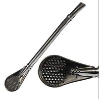 Gaucho Bruno Economy Short Stainless Steel Bombilla To Drink Yerba Mate