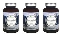 Aloha Medicinals - Pure Turkey Tail - Certified Organic Mushroom – Trametes Versicolor - Supports Immunity – Contains PSP and PSK – Health Supplement - 500mg - 90 Vegetarian Capsules (3 Pack)
