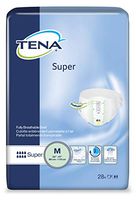 MCK67403100 - Adult Incontinent Brief TENA Super Tab Closure Medium Disposable Heavy Absorbency