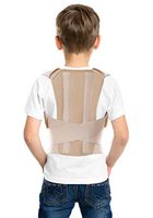 Posture Corrector Back Support Brace for Kids Teenagers & Young Adults Small Beige