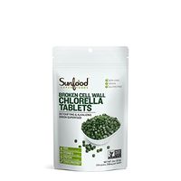 Sunfood Superfoods Chlorella Tablets | Broken Cell Wall | Pure, Single Ingredient Product | Ultra Clean- No Additives, Fillers, Preservatives, Chemicals | 250 mg Chlorella Tablets | 225 Count | 2 oz