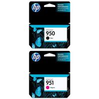 HP 950 Black Original Ink Cartridge (CN049AN) and HP 951 Magenta Original Ink Cartridge (CN051AN) Bundle