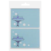JAM PAPER Christmas Gift Label to/from Stickers - 4 x 3 - Hanukkah - 24 Labels/Pack