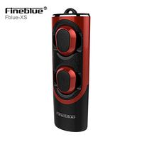 VERSUSWOLF Wireless Bluetooth 5.0 Earbuds Dual Mini Bluetooth Stereo Earbud Headset with Portable Charging Case，Built in Microphone & Dual Speakers for Phone Calls (Black and red)