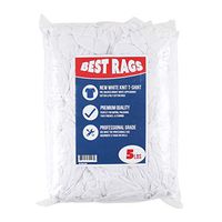 Arkwright White Knit Cleaning T-Shirt Rags (5 lbs. in a Bag)