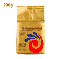 ZABB Baker's Yeast - 100G/200G Active Dry Yeast High Glucose Tolerance Kitchen Baking Supplies (OPP)(with Measuring Cup)