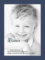 20x28 Deep Blue / Midnight Blue Custom Mat for Picture Frame with 16x24 opening size (Mat Only, Frame NOT Included)