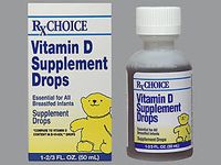 RxChoice Vitamin D Supplement Drops - 1-2/3 fl. oz, Pack of 3
