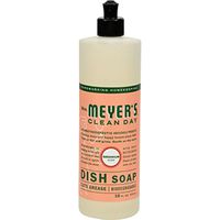 Mrs Meyer's Dish Soap, Liq, Geranium, 16 FZ (6 pack)