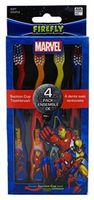 3/4 Count Boxes Marvel Heroes Toothbrushes by DR. Fresh Total of 12 Toothbrushes