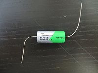 (1 Piece) XENO XL-055FAX 2/3 AA Size 3.6V Lithium Battery with Axial Wire Leads
