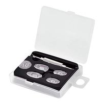 OCCI CHIARI Eyeglasses Nose Pads Soft Silicone Air Chamber Eyeglass Repair Kit, Glasses Screws and Micro Screwdriver, 2 Pairs of Screw-in Airbag Glasses Nose Pad Set