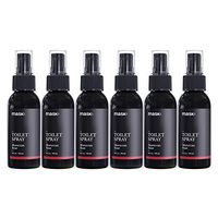 Mask Toilet Spray, Sanitizer, Moroccan Rose, 2-Ounce (6-Pack), Deodorizer Bathroom Spray