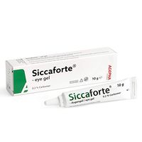 Siccaforte Eye Gel for Dry Eyes | Intensive Dry Eye Gel with Carbomer | Smooth, Moisturizing and Healing for Fresh Eyes | Soothes Irritated and Sore Eyes | Suitable for Day Time Use | Long Term Relief