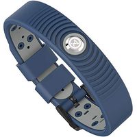 ProExl 18K Sports Magnetic Bracelet - Waterproof - Breathable Strap - Power & Energy - Arthritis Relief (Blue Gray)