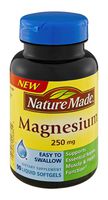 Nature Made Magnesium 250mg Dietary Supplement Liquid Softgels , 90 CT (Pack of 3)