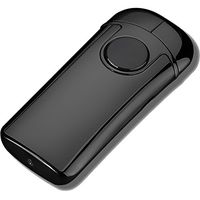 Doubtless Bay Electric Lighter, USB Rechargeable Plasma Lighter, Dual Arc, Windproof Lighter, Flameless Lighter, Lighter for Cigarettes (Black)