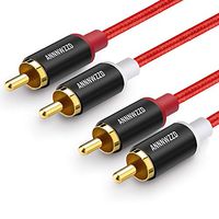 LinkinPerk 2RCA Male to 2RCA Male Stereo Audio Cable (1M/3FT)