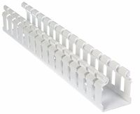 Panduit H2X2WH6 Type H Hinged Cover Wide Slot Wiring Duct, PVC, White