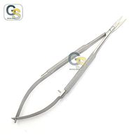G.S MICRO SCISSORS CURVED DELICATE SHARP POINT 6MM BLADES ROUND HANDLES | G.S (6") BEST QUALITY