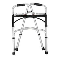 MYLW Adult Walker Multifunctional Folding Walker Adjustable Height for Adult Elderly and Handicap