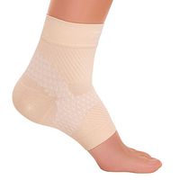 Zensah Plantar Fasciitis Compression Foot Sleeve Plantar Fasciitis Sock, Beige, Medium