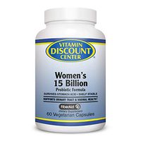 Vitamin Discount Center Women's 15 Billion Probiotic, 60 Capsules