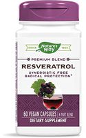 Natures Way Resveratrol Synergistic Formula Capsule - 60 Vegetarian Capsule per Pack - 3 Packs per case.